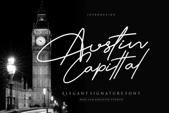Austin Capittal Font for Creative Projects