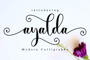 Ayalda: A Classy Handwritten Font