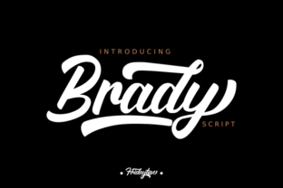 Brady: A Script Font for Digital Design