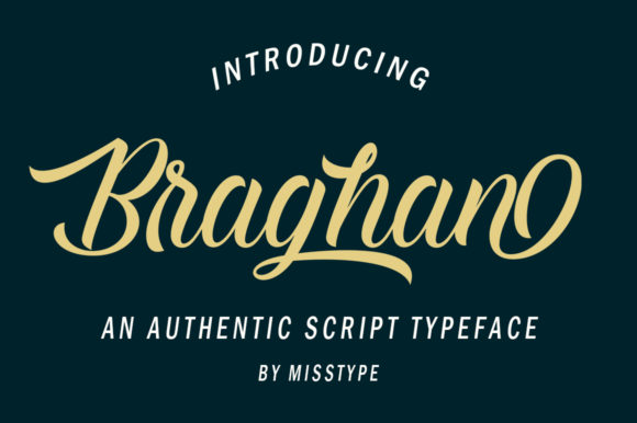 Braghan: A Stylish Script Font for Web Design