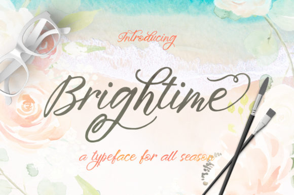 Brightime: A Versatile Script Font