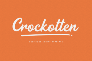 Crockotten: A Script Font for Creative Campaigns