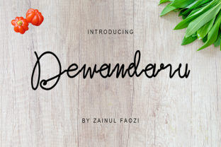 Dewandaru: A Handwritten Font for Creative Design