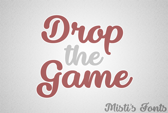 Drop the Game Font for Creative Makers