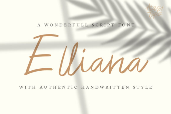 Elliana: A Handwritten Font for Creative Projects