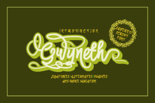 Gwyneth: A Handwritten Font for Creative Makers