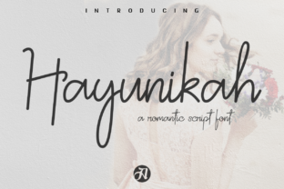 Hayunikah: Romantic Script Font