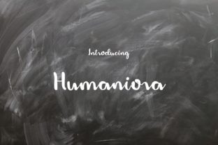 Humaniora: A Sweet Script for Editorial Design