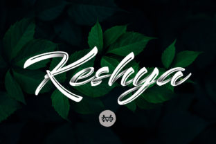 Keshya: A Bold Handwritten Brush Font