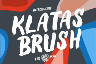 Klatas Brush: Bold Handwritten Font