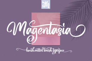 Magentasia: A Handwritten Font for Editorial Magic