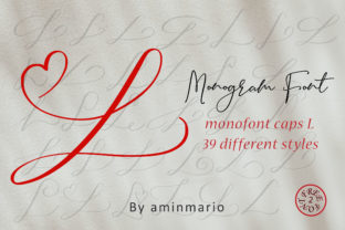 Monogram L Monofont Caps L Font