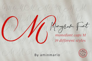 Monogram M Monofont Caps M