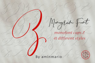 Monogram Z Monofont Caps Z