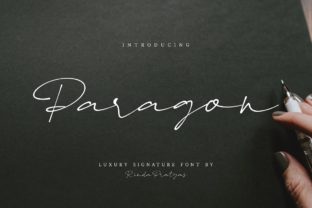 Paragon: A Stylish Handwritten Font