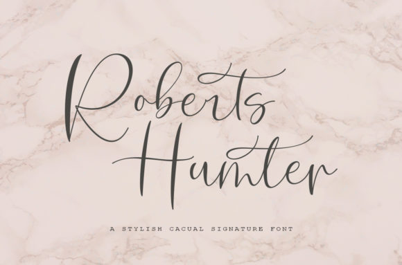 Roberts Hunter Font for Creative Marketing