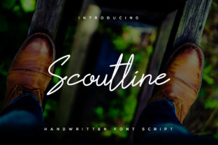 Scoutline: A Handwritten Font for Editorial Design