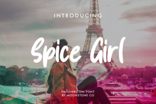 Spice Girl Font: A Sweet Script for Editorial Design