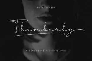 Thimberly: A Handwritten Font for Crafters