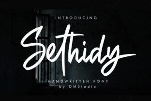 Use Sethidy for Bold, Elegant Typography
