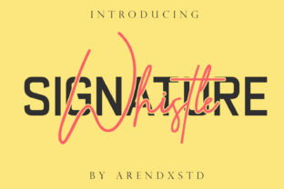 Whistle: A Handwritten Font for Web Design
