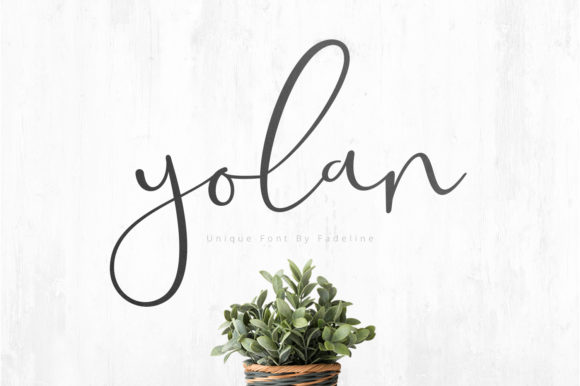 Yolan: A Handwritten Font for Modern Campaigns